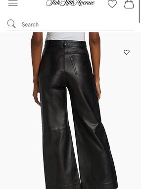 Proenza Schouler white label lightweight leather culottes